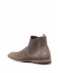 Bottines chelsea en daim marron Officine Creative