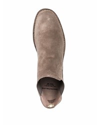 Bottines chelsea en daim marron Officine Creative