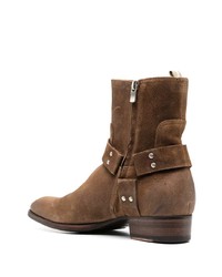 Bottines chelsea en daim marron Officine Creative