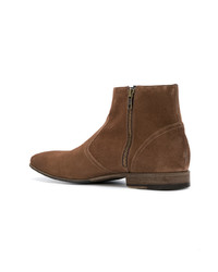 Bottines chelsea en daim marron Pete Sorensen