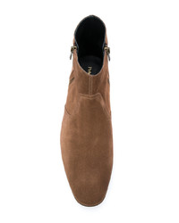 Bottines chelsea en daim marron Pete Sorensen