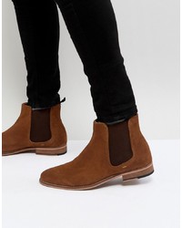 Bottines chelsea en daim marron WALK LONDON