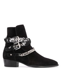 Bottines chelsea en daim noires Amiri