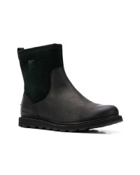 Bottines chelsea en daim noires Sorel