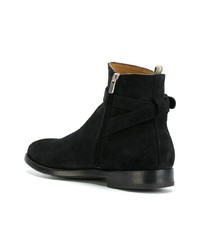 Bottines chelsea en daim noires Officine Creative