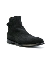 Bottines chelsea en daim noires Officine Creative