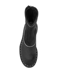 Bottines chelsea en daim noires Premiata