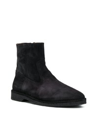 Bottines chelsea en daim noires Isabel Marant