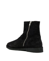 Bottines chelsea en daim noires Isabel Marant