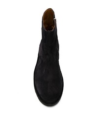 Bottines chelsea en daim noires Isabel Marant