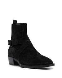 Bottines chelsea en daim noires Represent