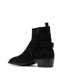 Bottines chelsea en daim noires Represent