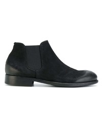 Bottines chelsea en daim noires Leqarant