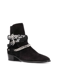 Bottines chelsea en daim noires Amiri