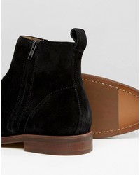 Bottines chelsea en daim noires Aldo