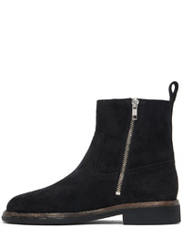 Bottines chelsea en daim noires Isabel Marant