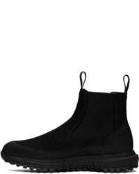 Bottines chelsea en daim noires Diemme