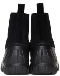 Bottines chelsea en daim noires Diemme