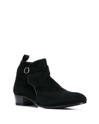 Bottines chelsea en daim noires Lidfort