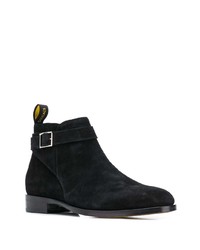 Bottines chelsea en daim noires Doucal's