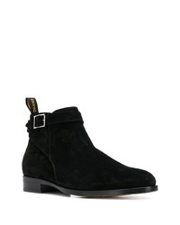 Bottines chelsea en daim noires Doucal's