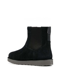 Bottines chelsea en daim noires UGG