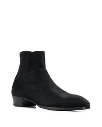 Bottines chelsea en daim noires Lidfort