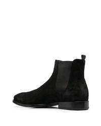 Bottines chelsea en daim noires Buttero