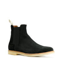 Bottines chelsea en daim noires Common Projects