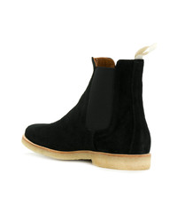 Bottines chelsea en daim noires Common Projects