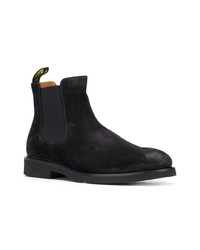 Bottines chelsea en daim noires Doucal's