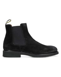 Bottines chelsea en daim noires Doucal's