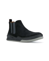 Bottines chelsea en daim noires Tommy Hilfiger