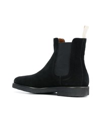 Bottines chelsea en daim noires Common Projects