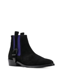 Bottines chelsea en daim noires Toga Virilis