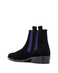 Bottines chelsea en daim noires Toga Virilis