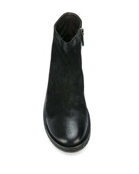 Bottines chelsea en daim noires Marsèll