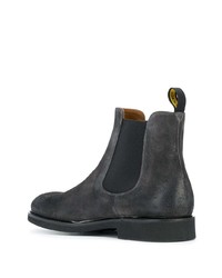 Bottines chelsea en daim noires Doucal's