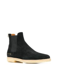 Bottines chelsea en daim noires Common Projects