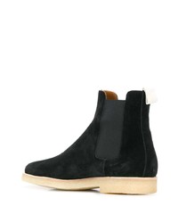 Bottines chelsea en daim noires Common Projects