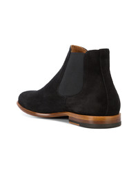 Bottines chelsea en daim noires Common Projects