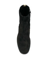 Bottines chelsea en daim noires Officine Creative