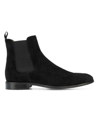 Bottines chelsea en daim noires Barbanera