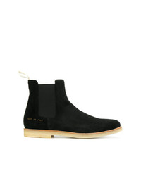 Bottines chelsea en daim noires Common Projects