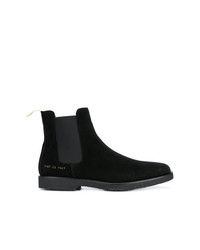 Bottines chelsea en daim noires Common Projects