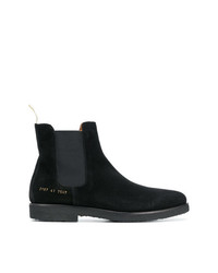 Bottines chelsea en daim noires Common Projects