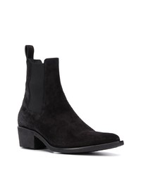 Bottines chelsea en daim noires Amiri