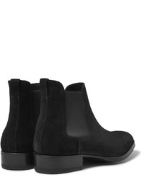 Bottines chelsea en daim noires Tom Ford