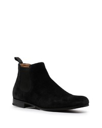 Bottines chelsea en daim noires Church's