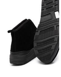 Bottines chelsea en daim noires Suicoke